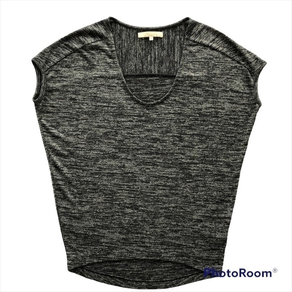MONK & LOU oversized slouchy grey lightweight top. Cap sleeves. Yoga. Fits S XS - Picture 2 of 8